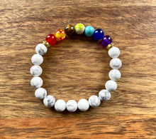 Howlite + Chakra Balancing Bracelet