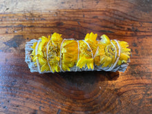 Sunflower with White Sage